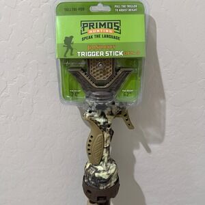 Primos Jim Shockey Edition Trigger Stick Gen 3‎ Tall Tri-Pod Camo 24-62in New